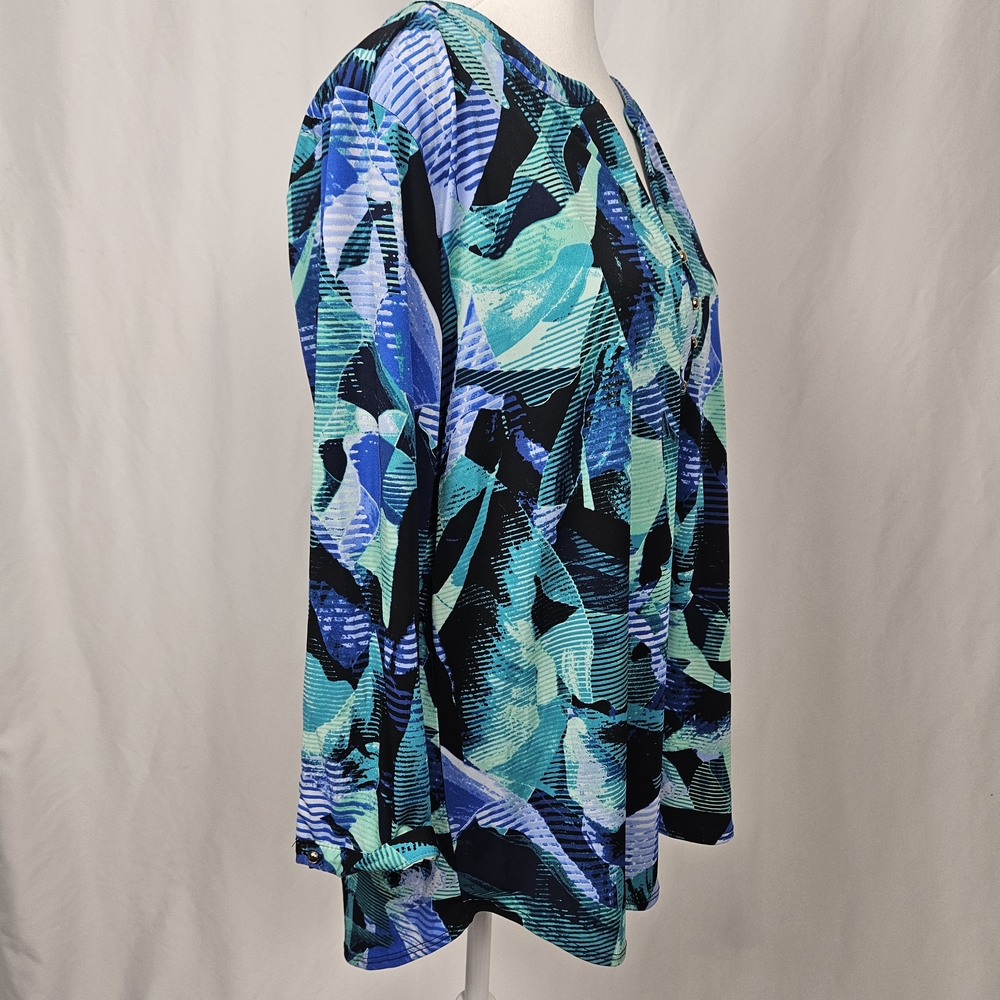 Dana Buchman Women's 3/4 Length Blouse Size XL