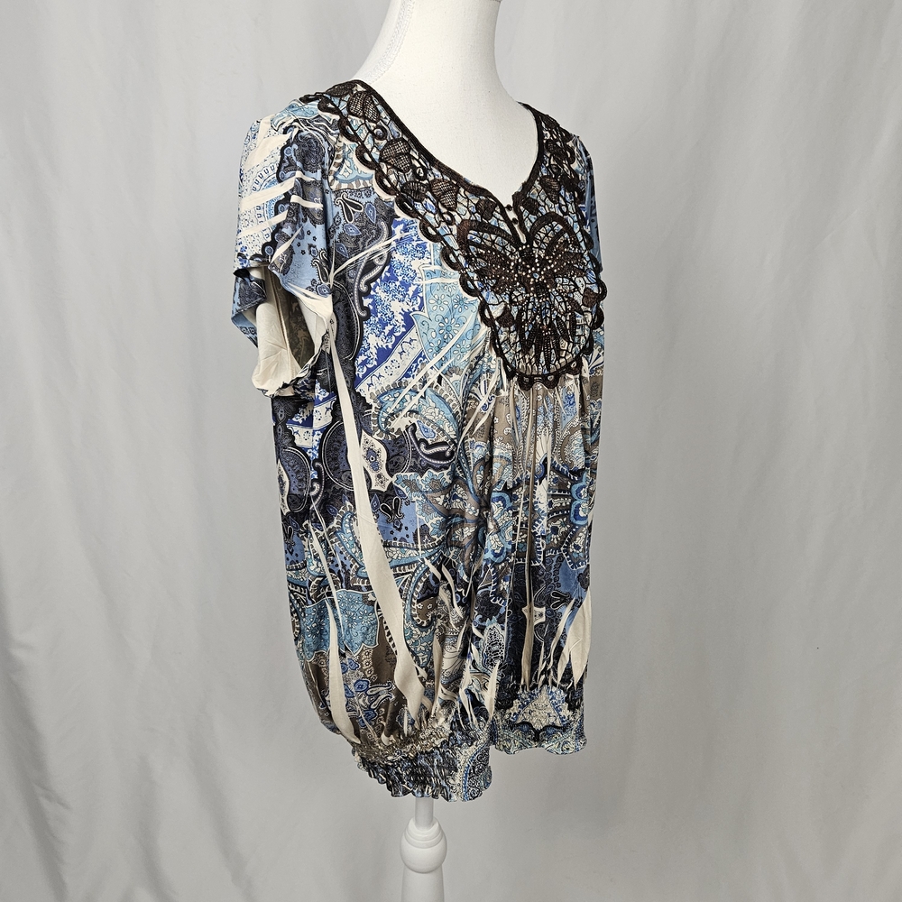 One World Bohemiam Style Women's Top Size XL